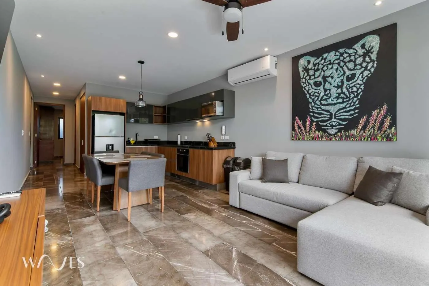 Modern 1 Bedroom Apartment With Luxury Amenities At Paramar Black By Waves Tulum