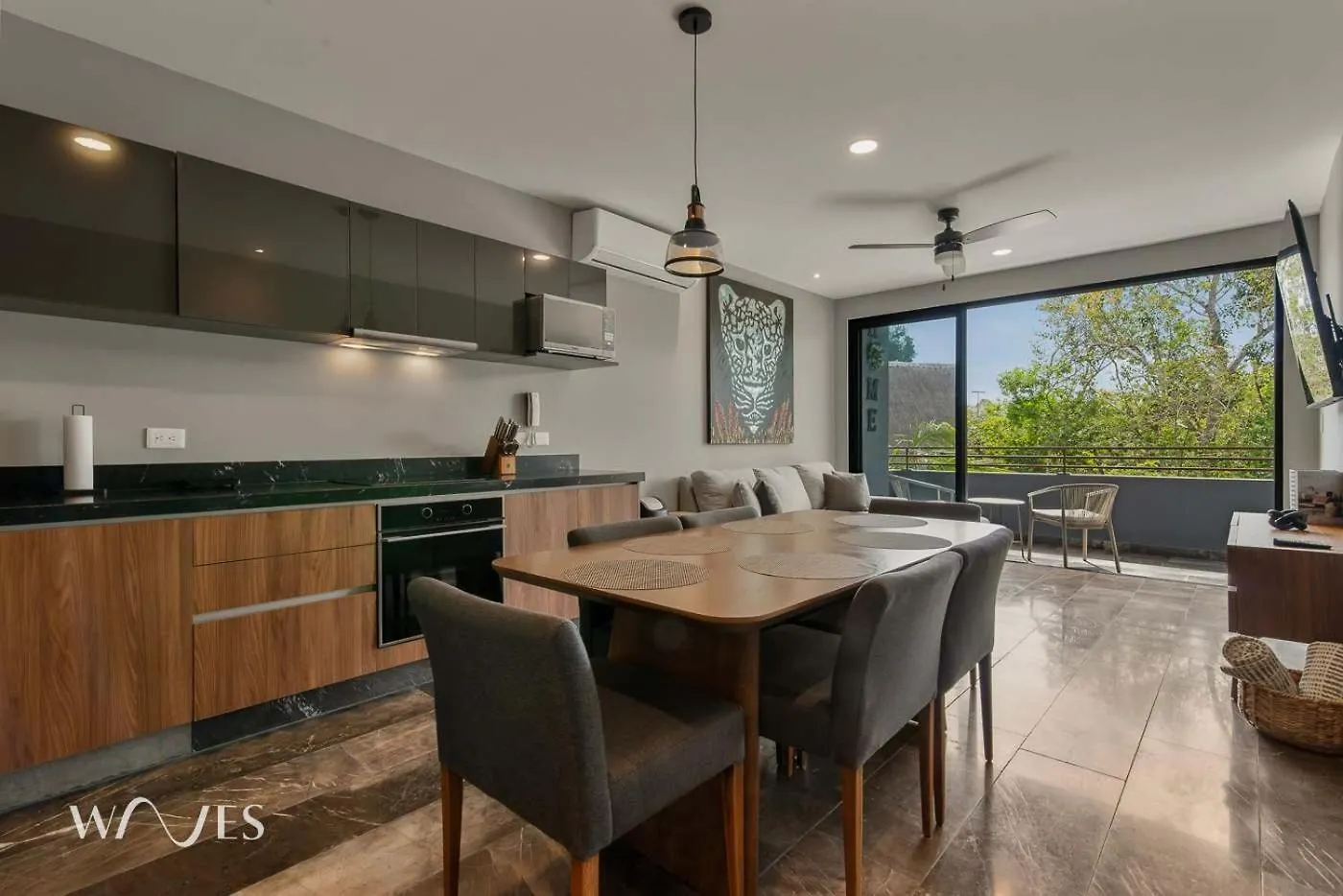 Modern 1 Bedroom Apartment With Luxury Amenities At Paramar Black By Waves Tulum